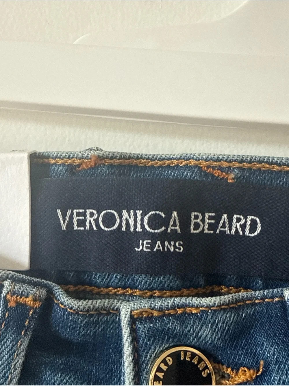 NWT $298 Veronica Beard Lydia High Rise Ultra Slim Jeans 25 City Blast Shirred